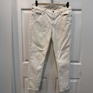 Citizens of Humanity Thompson Medium Rise Skinny Jeans Off White Women’s Size 30